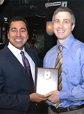 Dr. Michitti receiving award