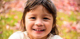 Child portrait outdoors