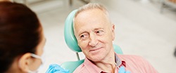 Man with  dental implants in Agawam